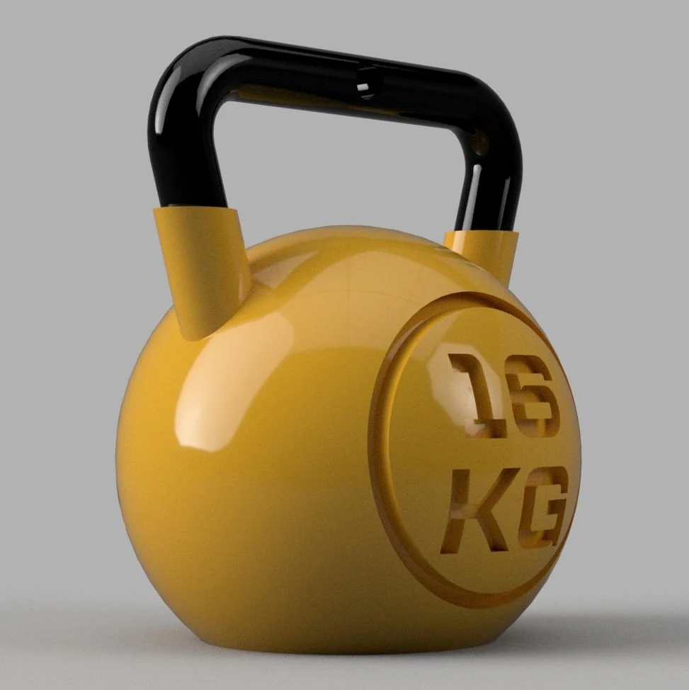 Llavero personalizado disco kettlebell 16kg