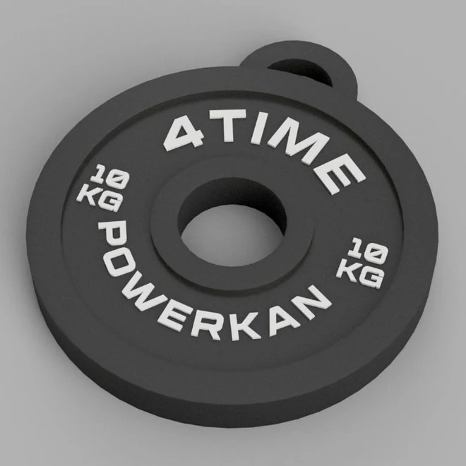 Llavero kettlebell side personalizado